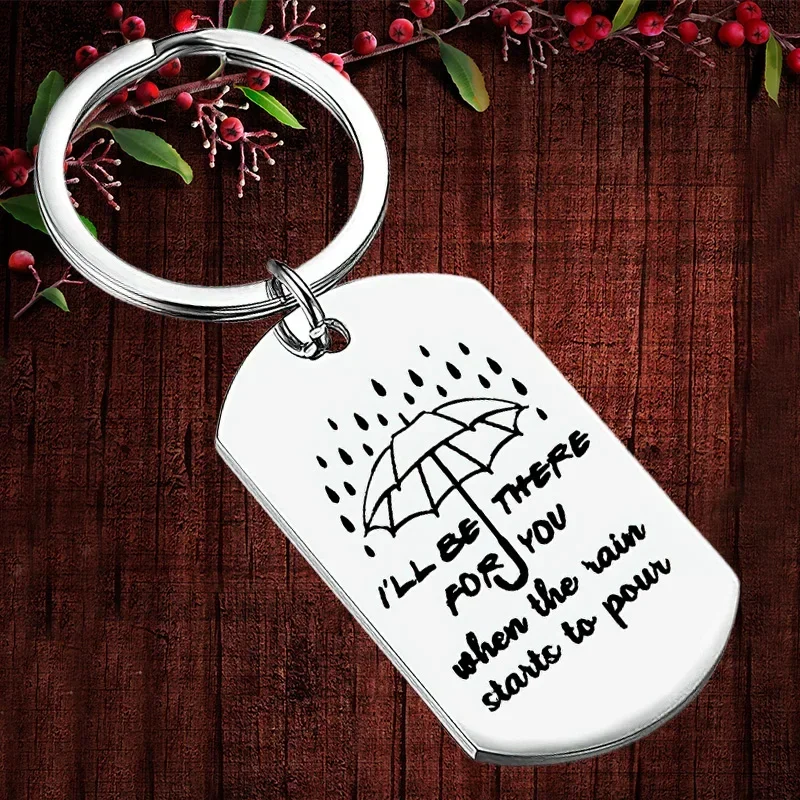 Charm Best Friend Keychain Pendant I'll Be There for You BFF Friends Gifts Key Chain Keyring Friendship Christmas Birthday Gifts