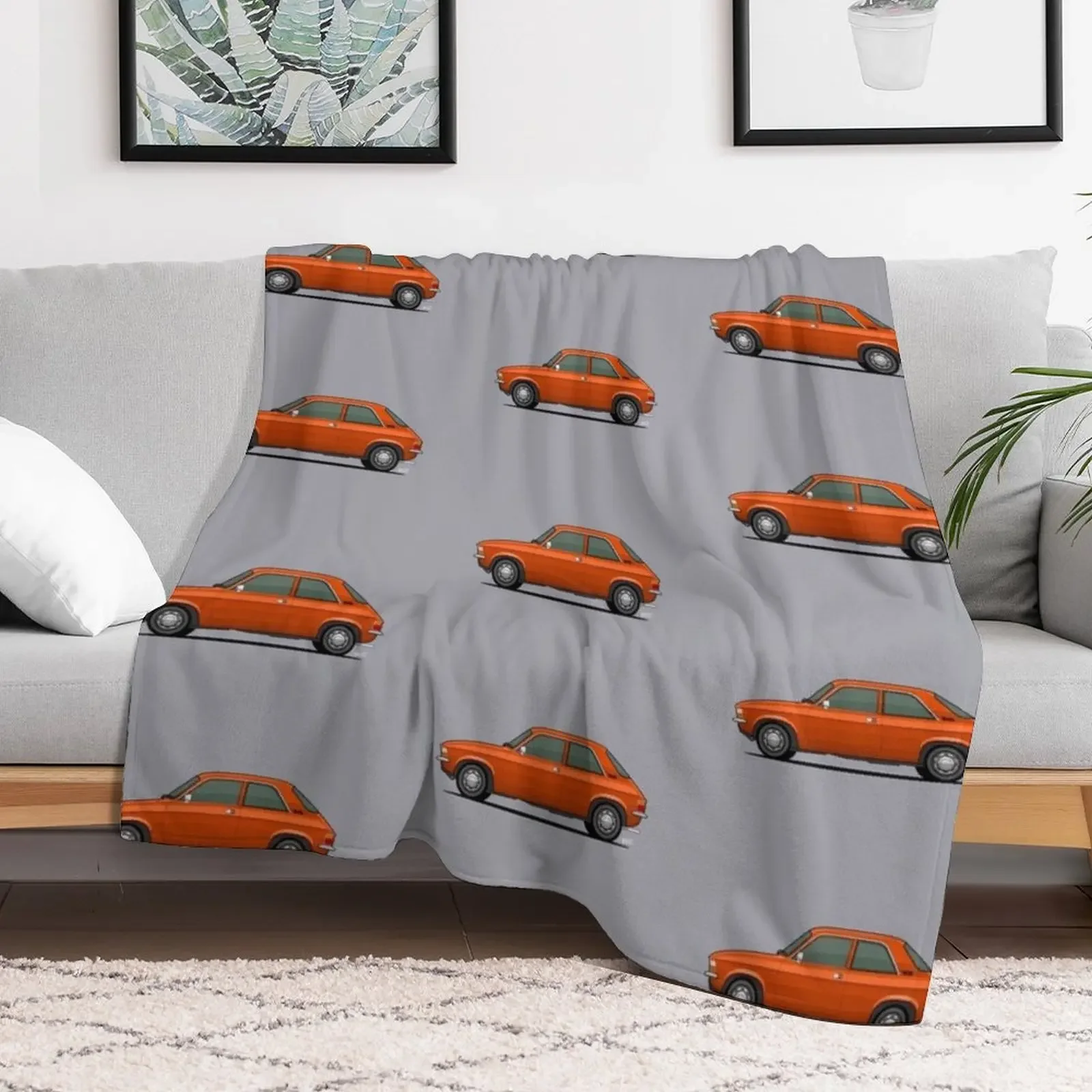 Austin Allegro Single Illustration Throw Blanket Summer Thermals For Travel Decoratives Blankets