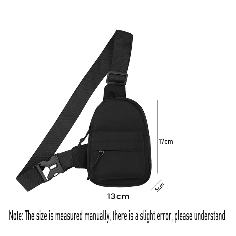 1pcs mini crossbody bag Women\'s casual sports mobile phone bag men\'s shoulder small span bag fashion chest bag