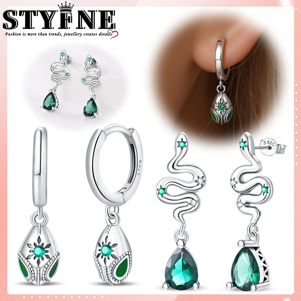 2025 Hot Sale The Year Of The Snake Medusa Drop Earrings For Woman Hoop Earring Trend Classic Party Pendant Jewelry Lucky Gift