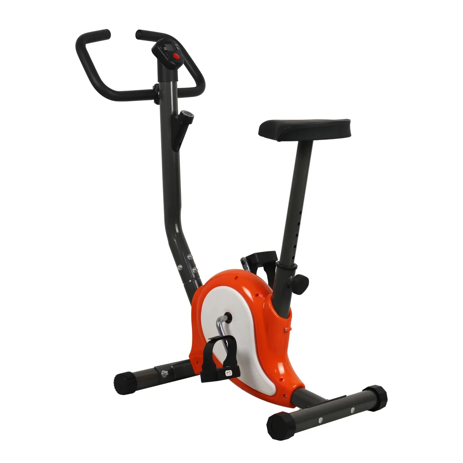 

z Indoor Home Gym Exercise Bike Stationary Bike with Ribbon System Adjustable Seat Height in 5 Shifts Training Belt
