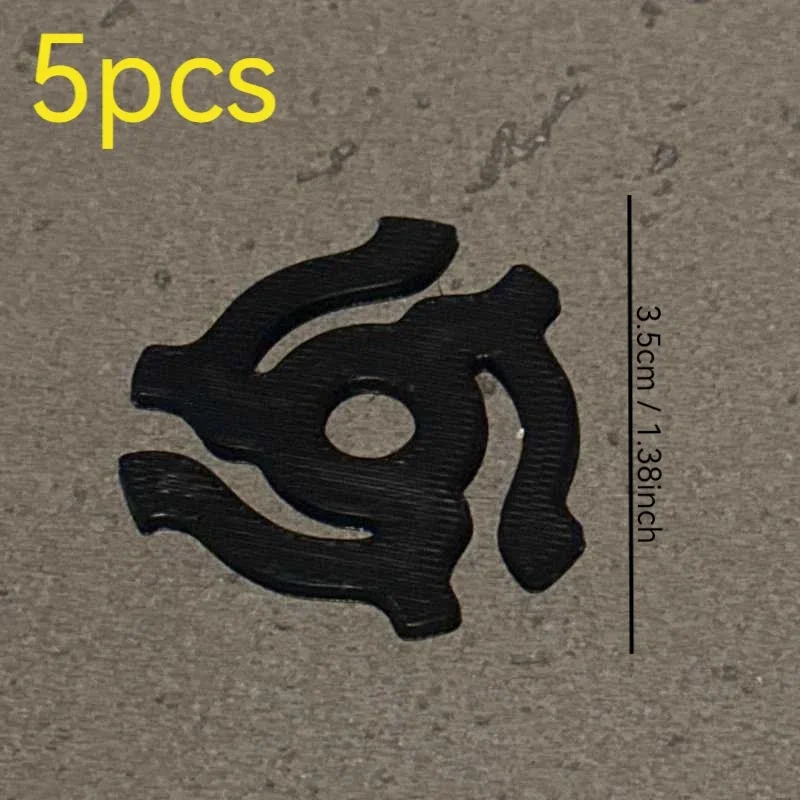 45 RPM Turntable Spindle Insert Adapter For 7 Inch Vinyl Record Player Disc Centre Converter