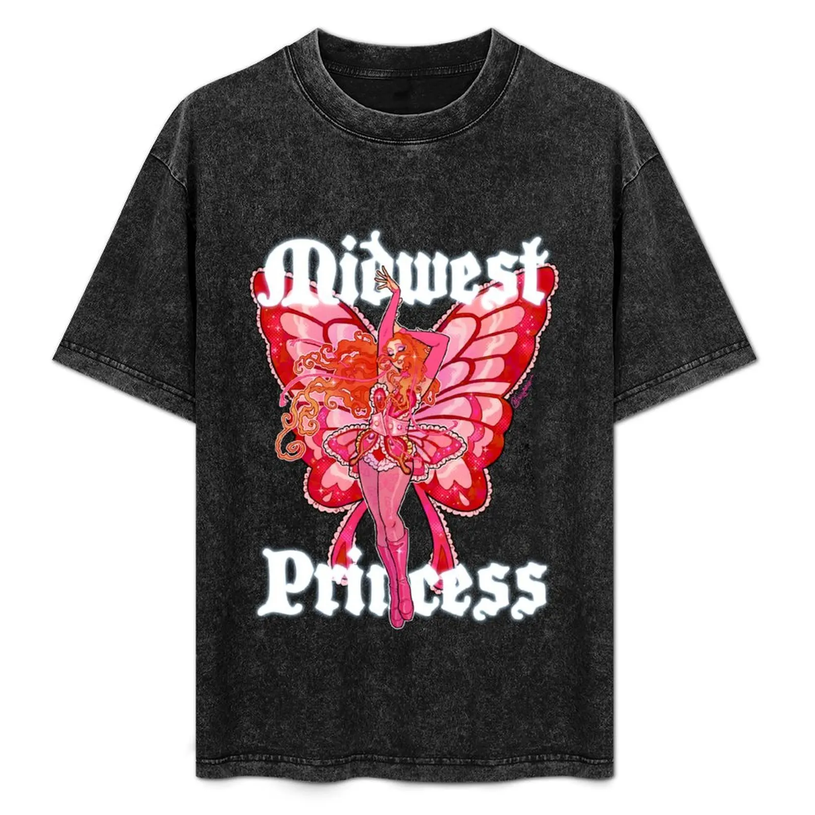 

Midwest Princess (no background) T-Shirt Trendy Casual Short Sleeve Shirt