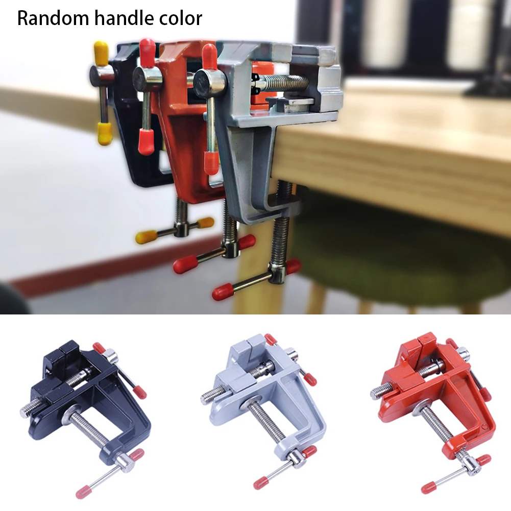 Mini Bench Vise Table Clamp Screw DIY Craft Mold Fixed Repair Tool Plier Jewelry Make Electronics Small Hobby Workbench Portable