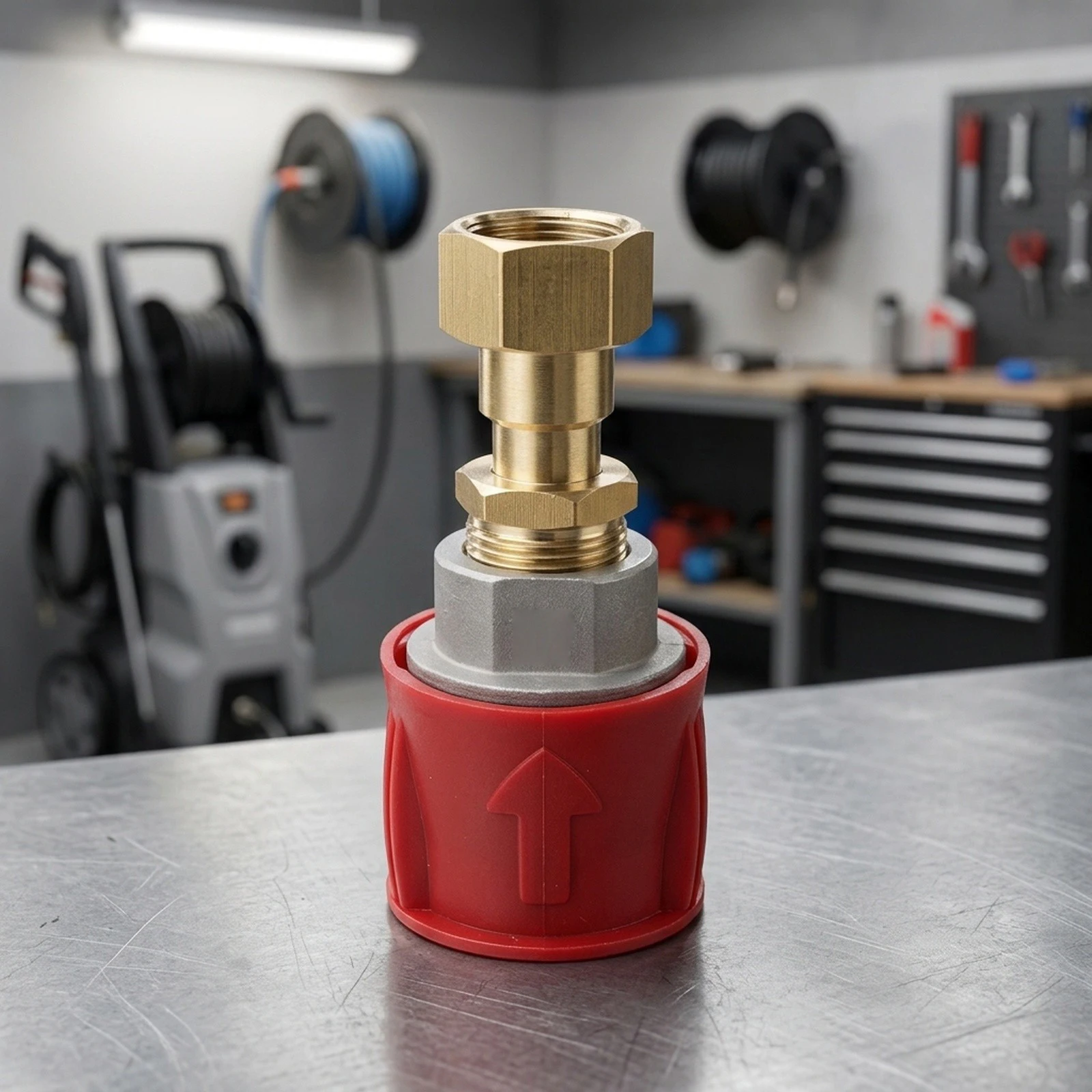 Hose Swivel Adapter Pressure Washer Swivel Stainless Steel Construction Anti-tangle Design Rotational Flexibility