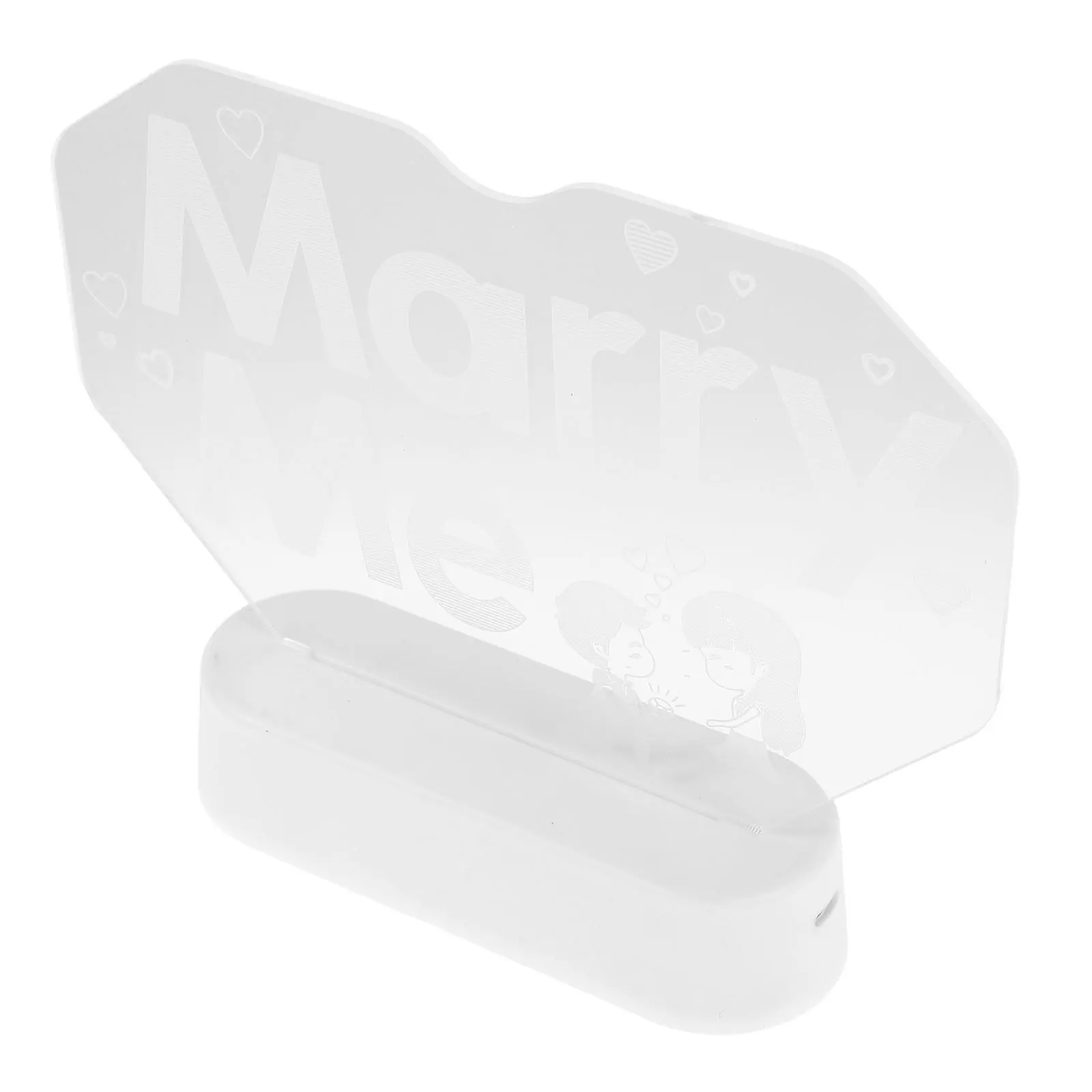 تزوجني مصباح النيون الرومانسي LED علامة إلكتروني ضوء لاقتراح الزفاف عيد الحب جو الديكور مصباح النيون القلب #6