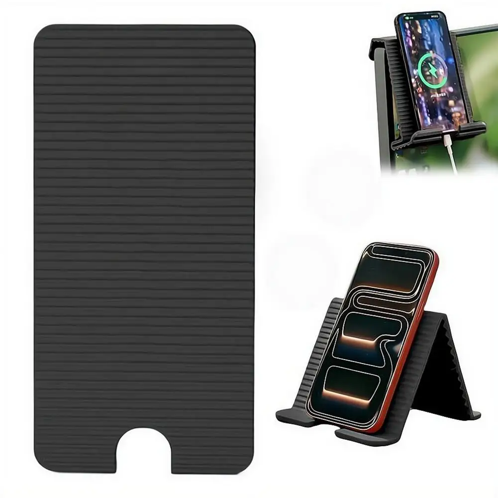 

Lazy Silicone Phone Stand Foldable Deformable Desktop Holder Anti-Slip Universal Portable Bracket For Phone Tablet Laptop