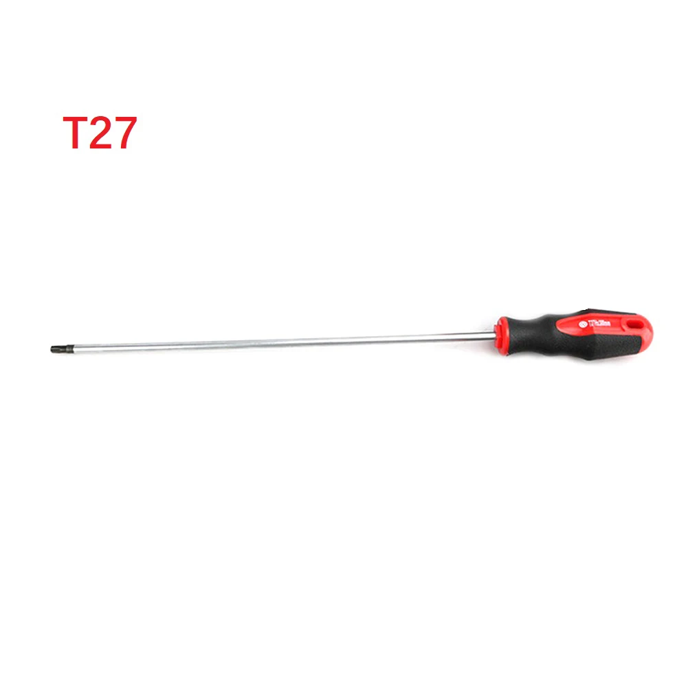 T15/T20/T25/T27/T30 Screwdriver 400mm Long Chromium Vanadium Alloy Steel Torx Magnetic Screwdriver Bits Home Repair Remove Tools