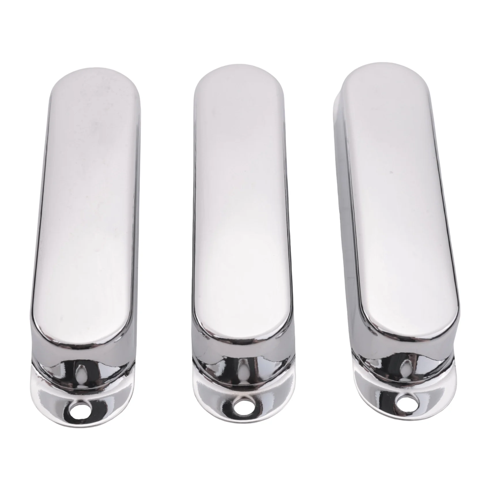 Nuove coperture per pickup per chitarra ST Strat sigillate in metallo cromato da 3 pezzi 3 coperture per pickup single coil chiuse per Stratocaster