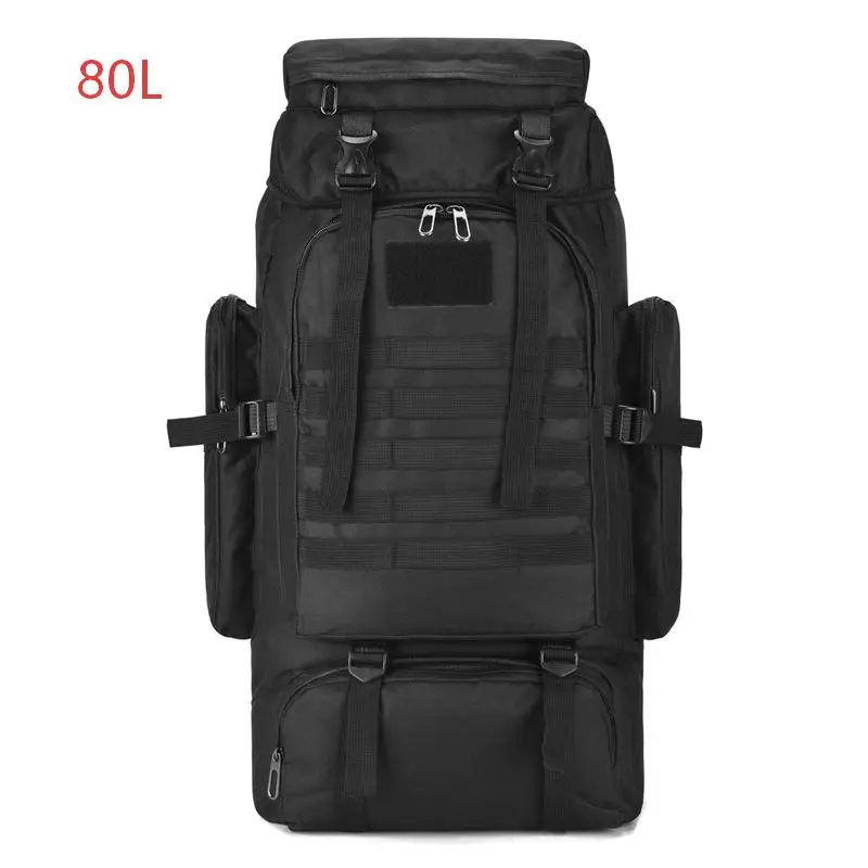 홈피쉬 80L/100L 대형 등산 배낭 아웃도어 클라이밍 가방 전술 배낭 하이킹 캠핑 여행 배낭
