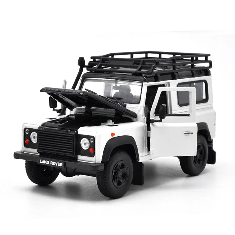 WELLY 1:24 Land Rover Defender 90 Alloy Car Model Diecasts & Toy Vehicles Collect Car Toy Boy Birthday gifts