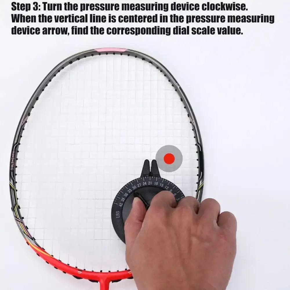 

Handheld String Tension Tester Racket Sports Stringing Tools Badminton Tension Calibrator 0-42 Lbs With Accurate
