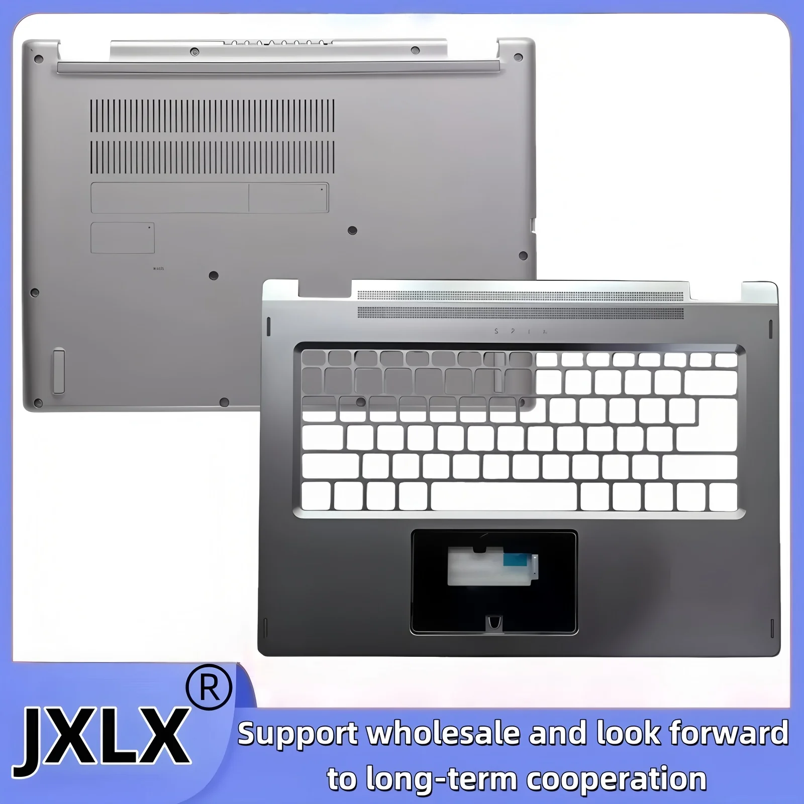 

JXLX ® Новинка для ноутбука Acer Spin 3 SP314-53 SP314-53N N19P1, подставка для рук, верхняя нижняя часть, сменный корпус C D, корпус 13N1-8ZA0301