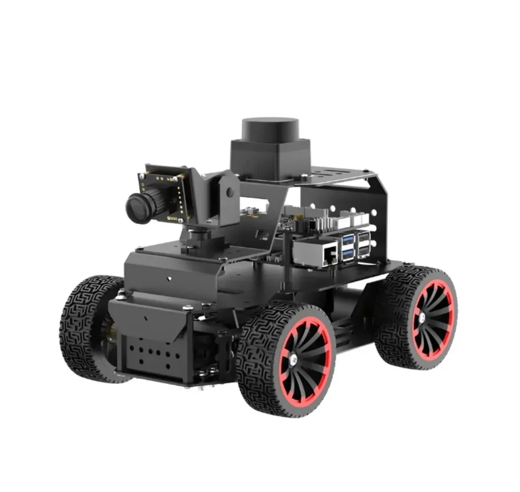 Raspberry Pi 5 Robot Mobil MentorPi A1 Ackerman Chassis 2DOF Kamera Monokuler ROS2-HUMBLE Mendukung SLAM dan Mengemudi Otonom
