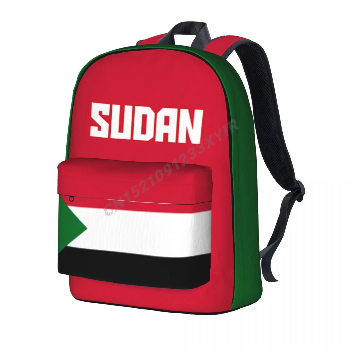

Рюкзак унисекс, школьный рюкзак с флагом Судана, сумка-мессенджер, дорожная сумка для ноутбука, Mochila, подарок