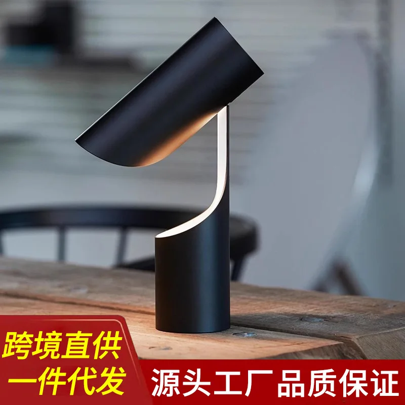 Unique Geometric Iron Art Freestanding Foldable Studio Office Lamp for Study Bedroom Living Room - Artistic Table Lamp