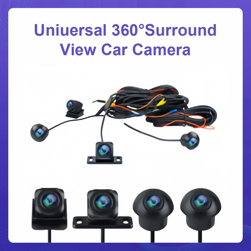 360 camera For Car AHD 3D 360 car camera degree bird view system Auto Car Camera with DVR night vision wide 360 degree camera