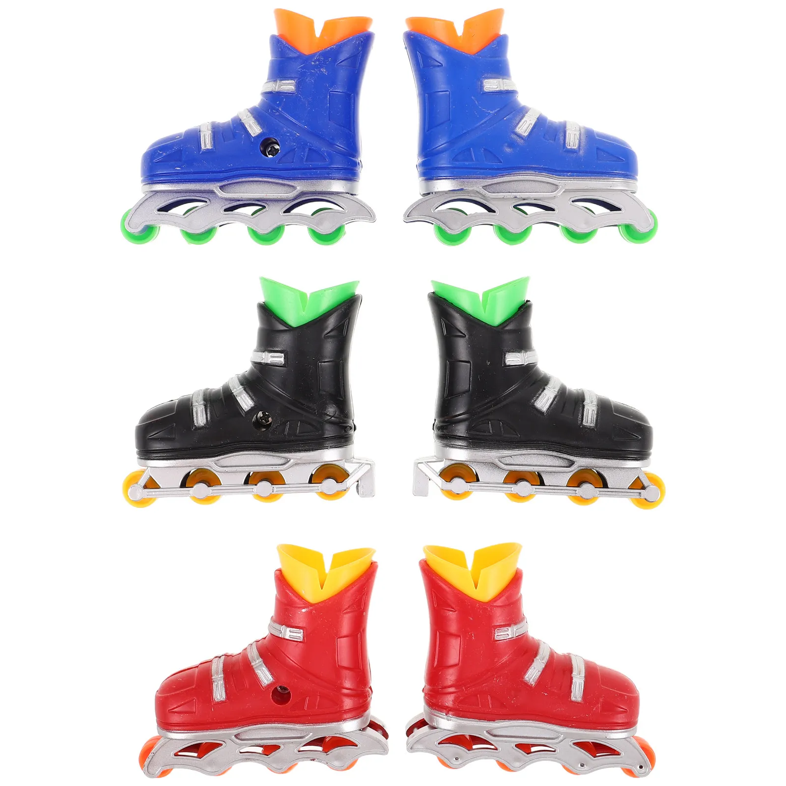 

6 пар мини-скейтбордов для пальцев, портативные пальчиковые скейты, компактный набор для фингербординга для детей и взрослых, развлечение для рабочего стола