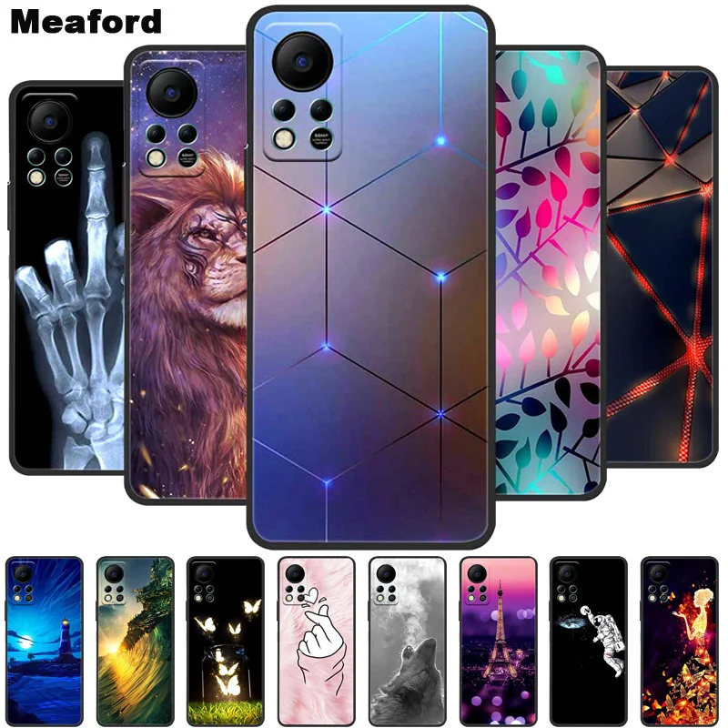 For Infinix HOT 11S NFC Case X6812B Shockproof Soft Silicone TPU Back Cover For Infinix HOT 11S NFC Phone Cases HOT11S NFC Cute