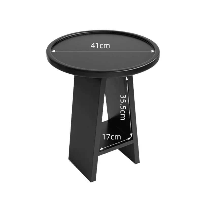 Simple And Modern Living Room Coffee Table Small Family Sofa Table Cream Wind Light Luxury Creative Small Round Table