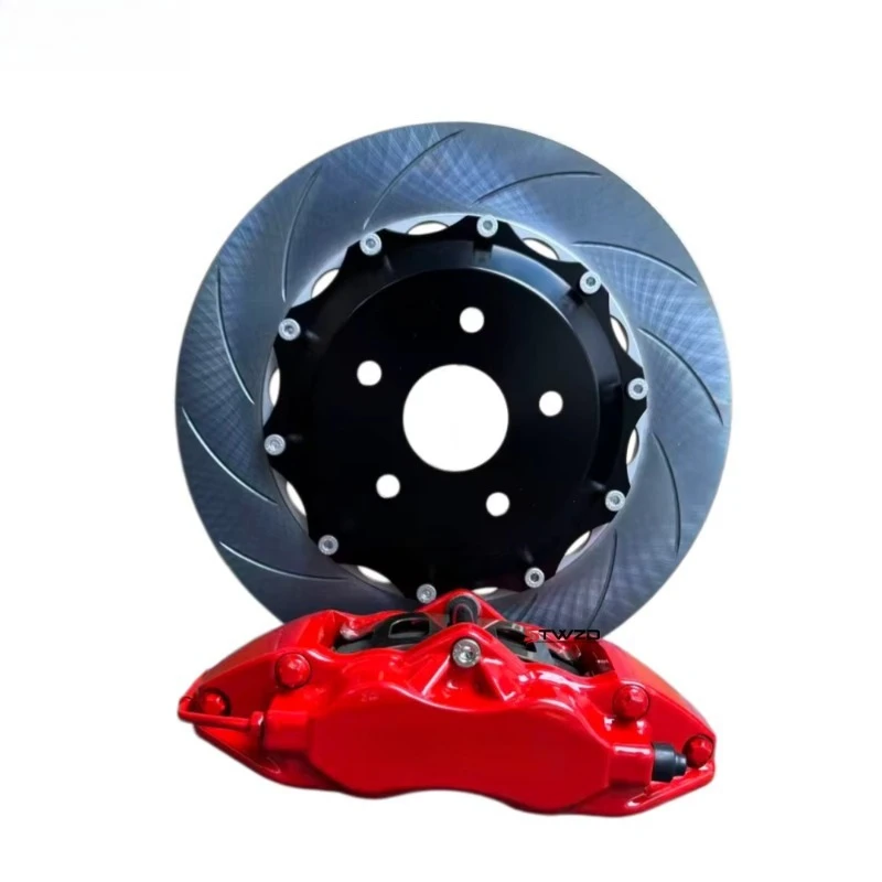 Big Brake Kit 9200 4 Pot Caliper 330*28MM Disc for R17 for  86 Camry COROLLA  Mark X Reiz Crown Supra gx81 Harrier rav4