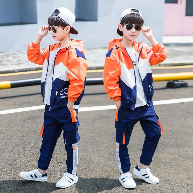 Fashion Toddler Baby Boy Girls Casual Clothes Set Outfits Spring Autumn Boys Sports Clothes Tracksuit Suits For Kid Clothing