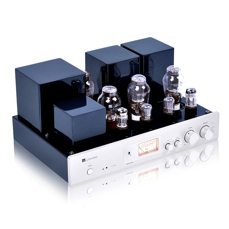 K-021 MUZISHARE X-300B Vakuumröhre Integrierter Verstärker Doppelte Vakuumröhrengleichrichtung Single-End Pure CLASS A 8Wx2 HIFI AMP