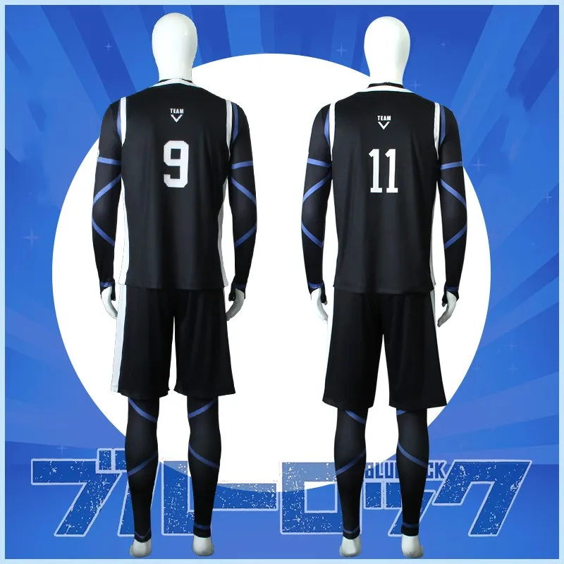 Blue Lock Anime Cosplay Costume Isagi Bachira Chigiri Nagi Rin Sae Itoshi Kaiser Reo Hiori Barou Shidou Niko Yukimiya