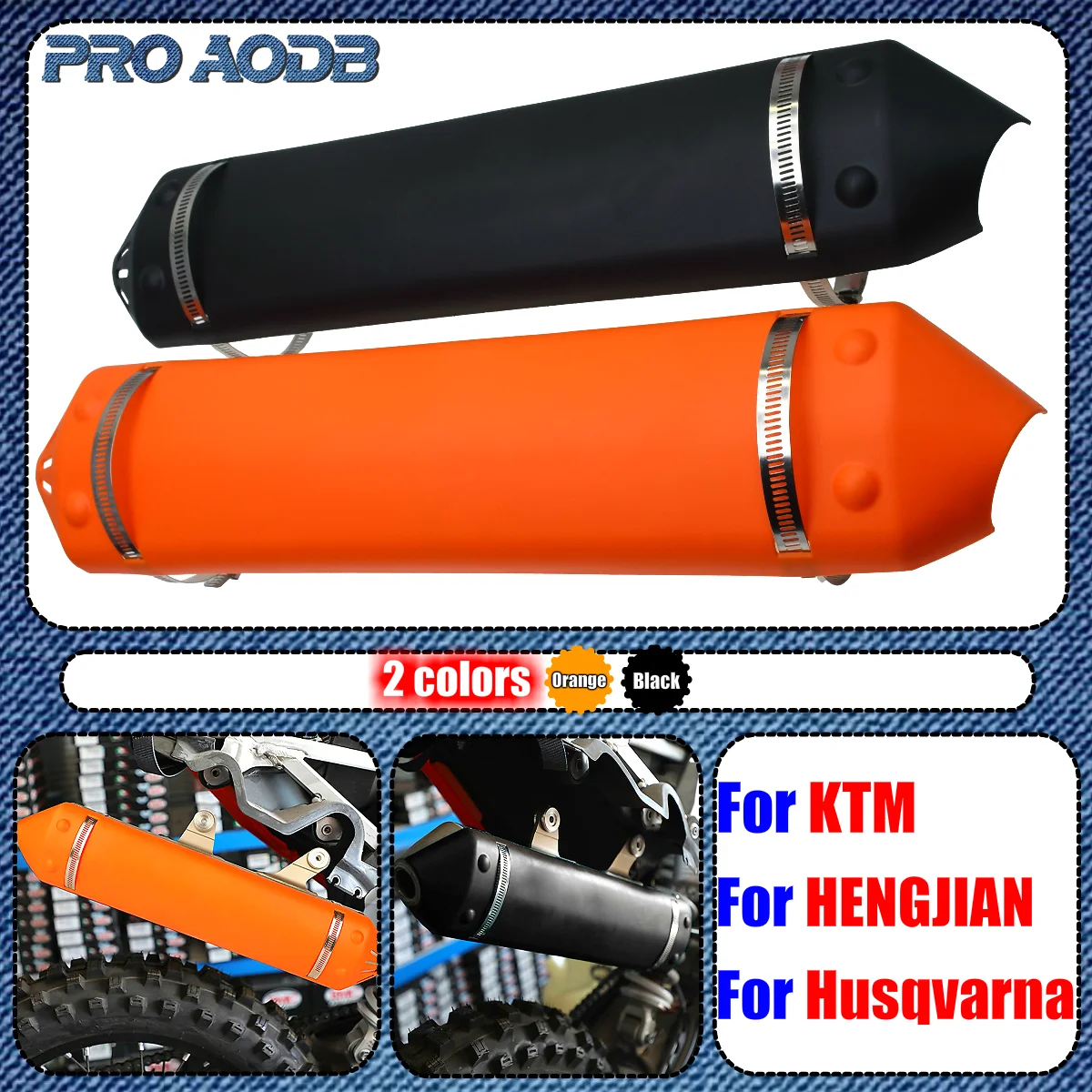 Motorcycle Heat Shield Exhaust Protective Cover For KTM EXC 250 300 TPI XC XC-W For Husqvarna TE250 TE300 2T 2020 2022 2023 2024