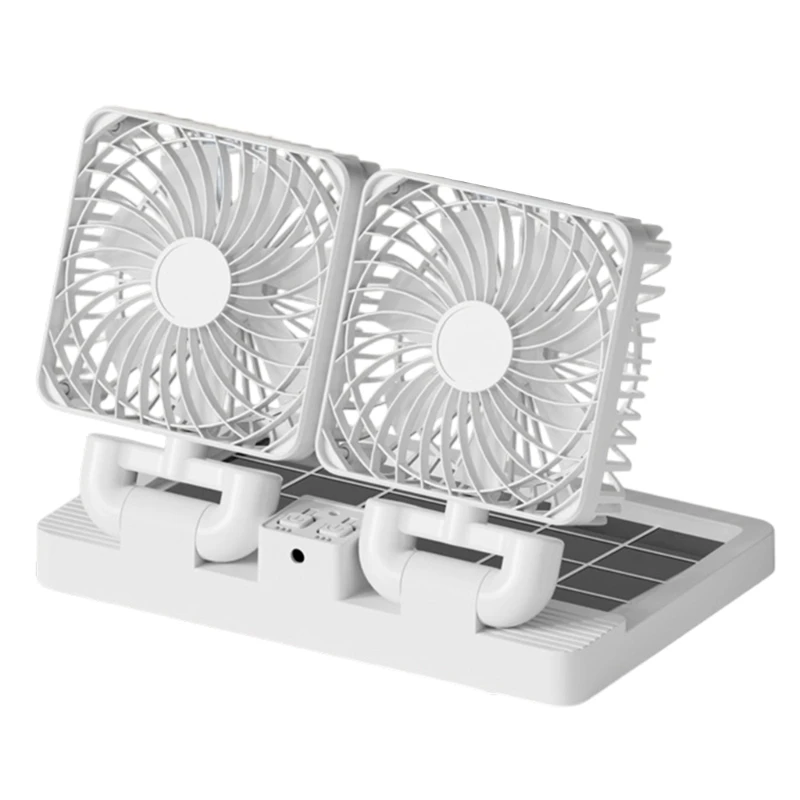  USB Solar Powered Auto Exhaust Fan Rapid Cooling Ventilation Fan Air Circulation