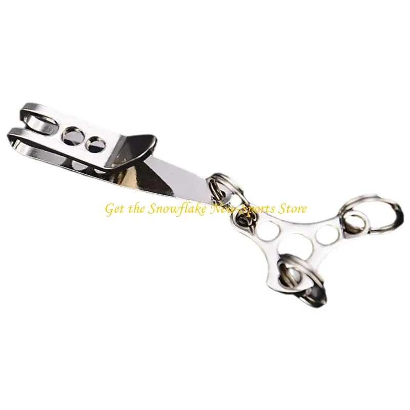 E56D مشبك مفتاح تعليق متعدد المهام للاستخدام الخارجي للتخييم والمشي لمسافات طويلة ومعدات البقاء على قيد الحياة