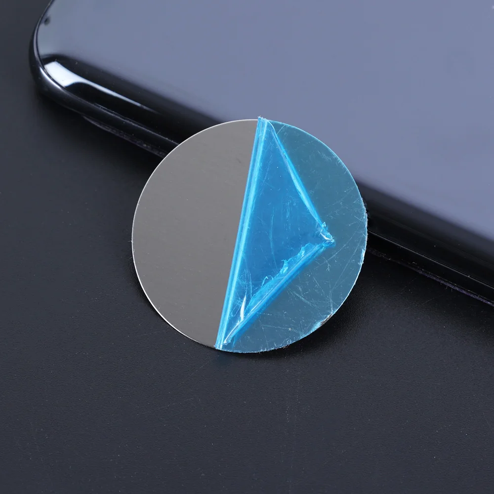 Magnetic Metal Plate For Car Phone Holder Universal Iron Sheet Disk Sticker Mount Mobile Phone Magnet Stand For IPhone Samsung