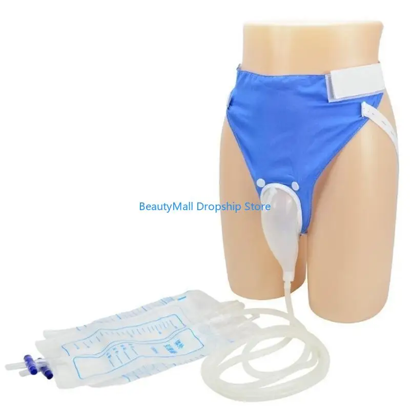 40JD Reusable Urine Bag with Large Capacity and Privacy Fabric Mobility Aid Urine Bag for Long Distances Travel and Home Care