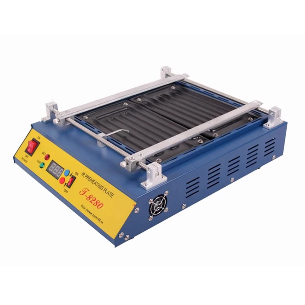 220V or 110V Puhui T8280 PCB Preheater IR Preheating Plate T-8280 IR-Preheating Oven 0-450degree Celsius Solder Repair