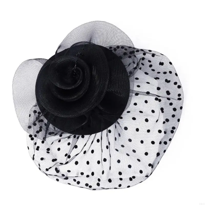 Delicate Mesh Hat Hair Accessory Lightweight Design Formal Casual Outfits Headdress Stylish User Friendly Hairpin