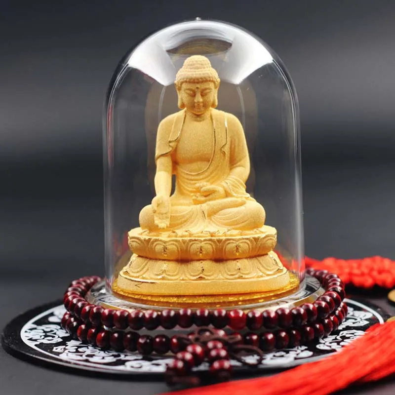 Buddhism Thailand Southeast Asia HOME CAR Patron saint Automobile ornaments golden Shakyamuni Tathagata Buddha statue