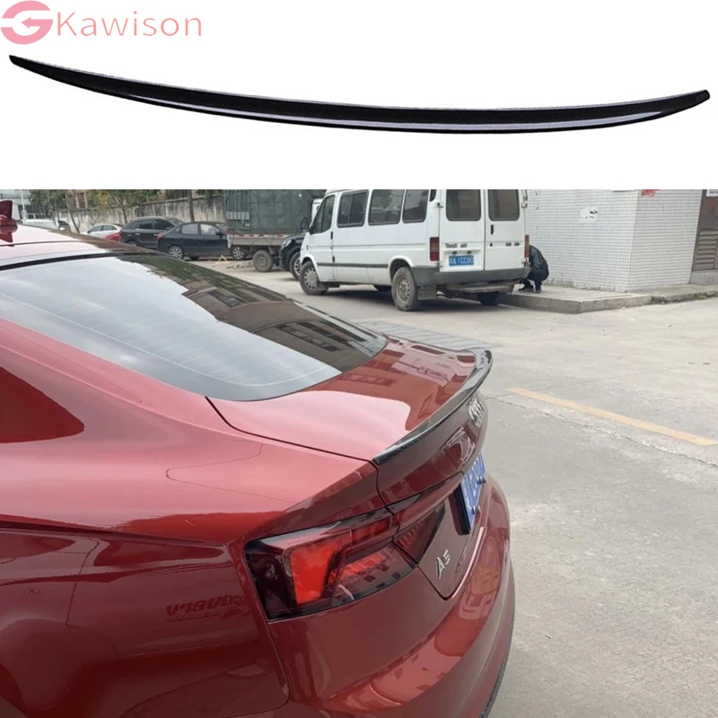 

Задний спойлер для автомобиля B9 A5 S5 для Audi B9 A5 S5 2 door 2017 2018 2019 2020 2021 2022 углеродное волокно