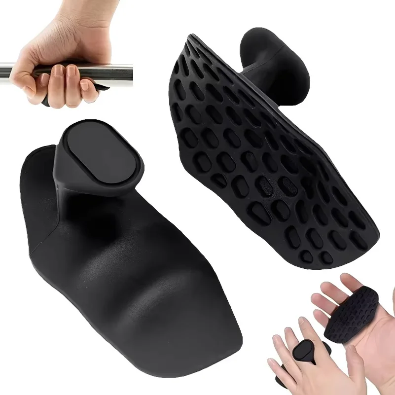 2Pcs Weight Lifting Grips Workout Gloves Flexible Hand Protection For Men Women Gym Fingerless Pull Up Bodybuilding Gymnastics