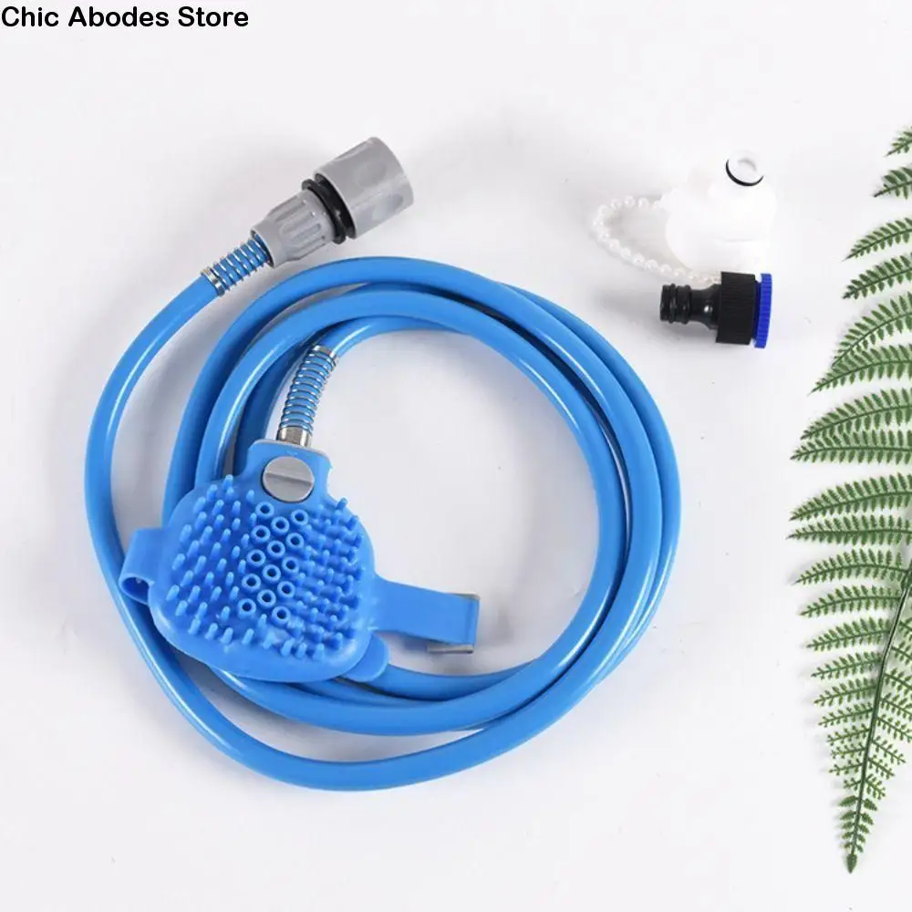 

Силиконовый материал, гаджет для купания домашних животных, функция массажа, легкое купание, массажная щетка для собак, дизайн насадки для душа, расческа для душа для чистки домашних животных