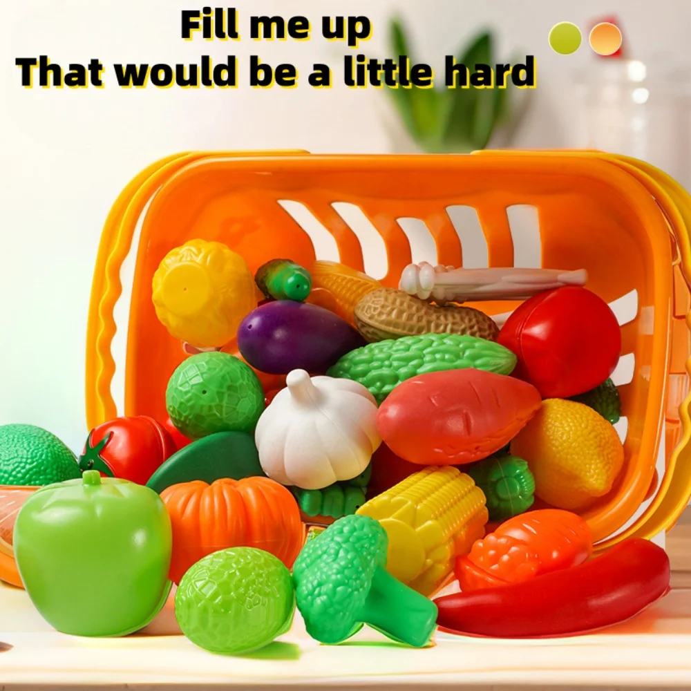 Educational Vegetable Cutting Toys Set for Kids - Fruit Playhouse Role Play Tools Early Skill Development Fun Holiday Gifts