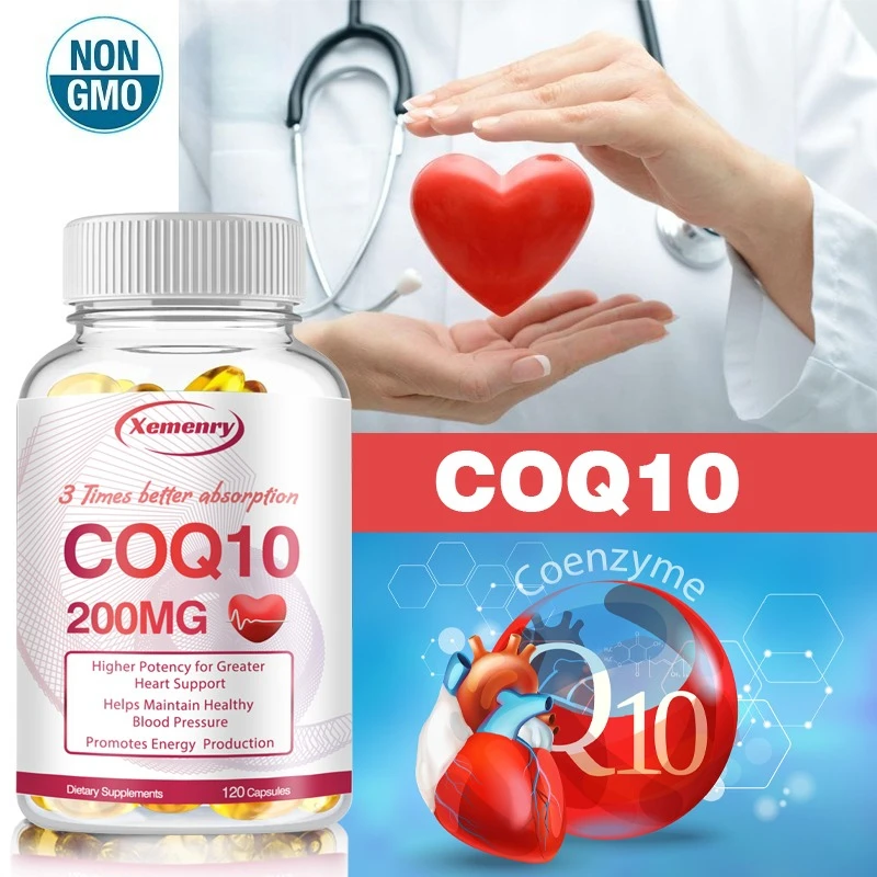 

Капсулы коэнзима Q10 200 мг - улучшают усвоение, обеспечивают энергию, поддерживают здоровье сердца и сердечно-сосудистой системы, улучшают качество сна.