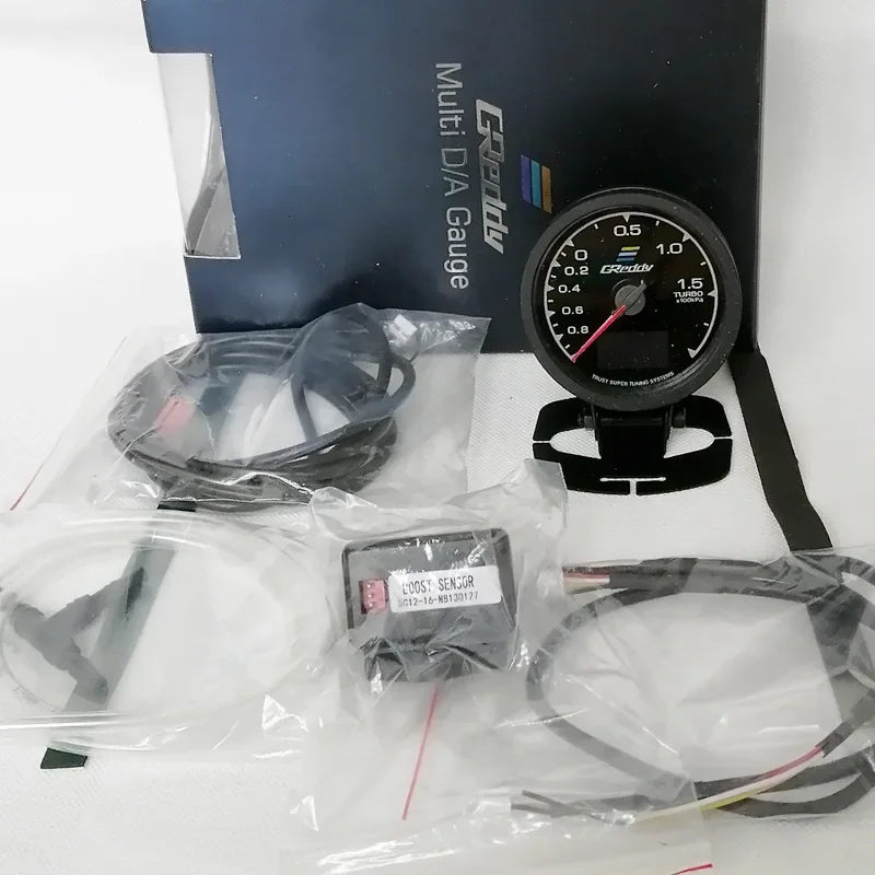 OLANGDA Greddi Boost Gauge 62 мм 7 цветов Автомобильный счетчик Multi D/A Цифровой дисплей Температура воды Давление масла Температура масла ЖК-дисплей 2