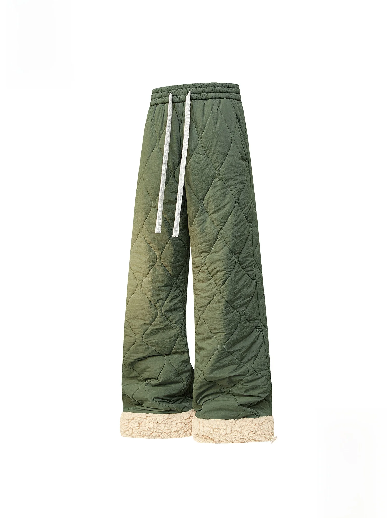 

PaulFrank Men's Winter Cotton Pants Lamb Velvet Casual Straight Leg Loose Fit Long Trousers Youth Faion Warm Antifreeze