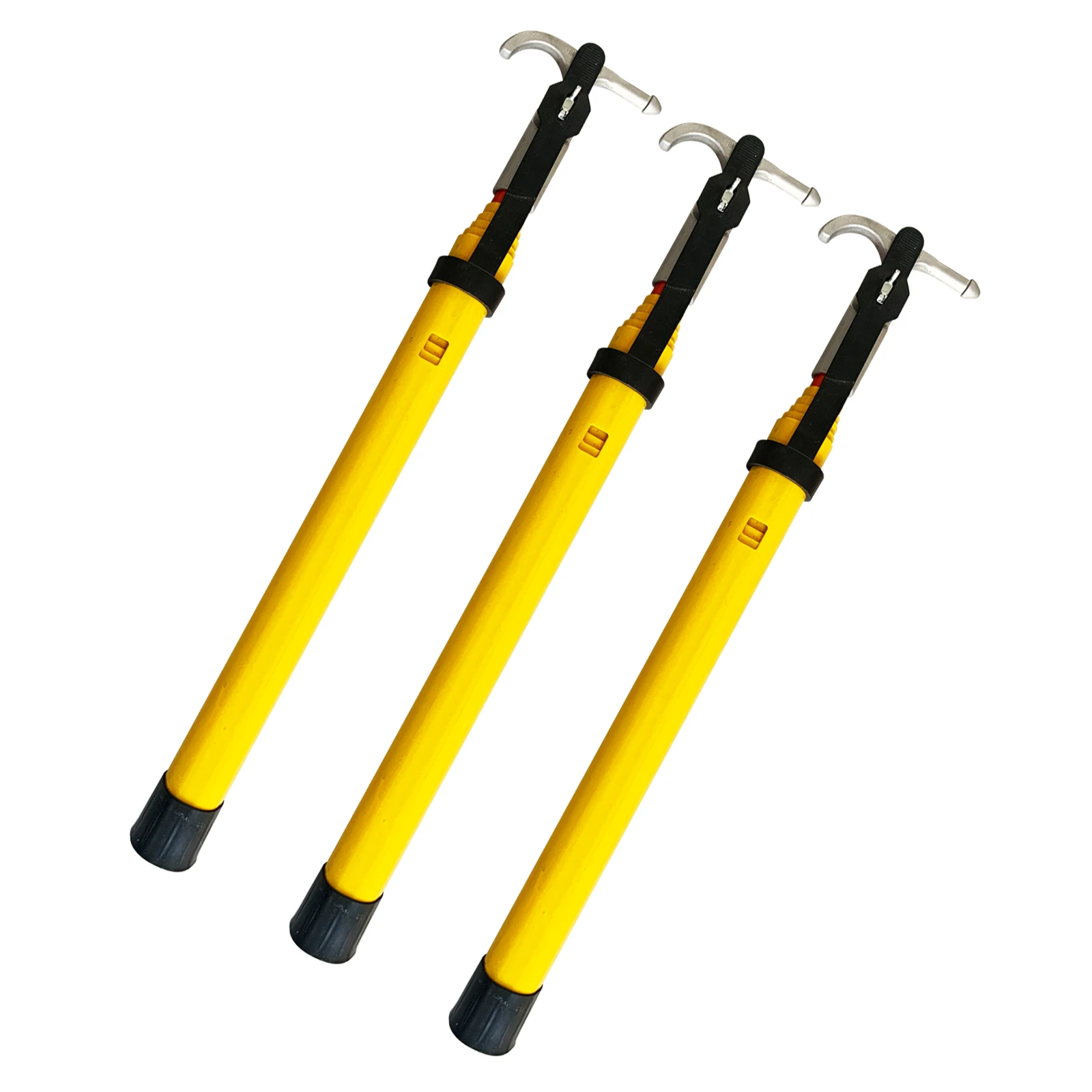High Voltage Fiberglass Insulated Operation Lockable Telescopic Triangle Hot Stick Rod/electric High Voltage Triangle Link Stick