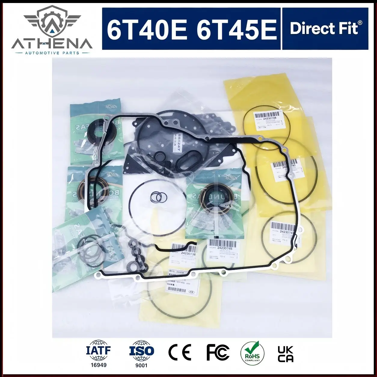 6T40 6T45 Transmission Overhaul Gasket Seal Kit Fix Oil Leak Slip Rough Shift Fit Buick Opel Chevrolet Saab Saturn Gearbox