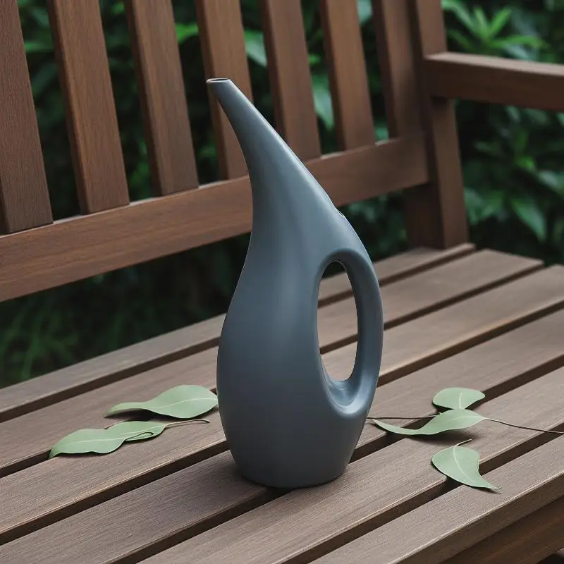 Plastic Long Mouth Flower Watering Can Precise Root Watering 1.2L Lightweight for Home Balcony Garden Houseplant Care