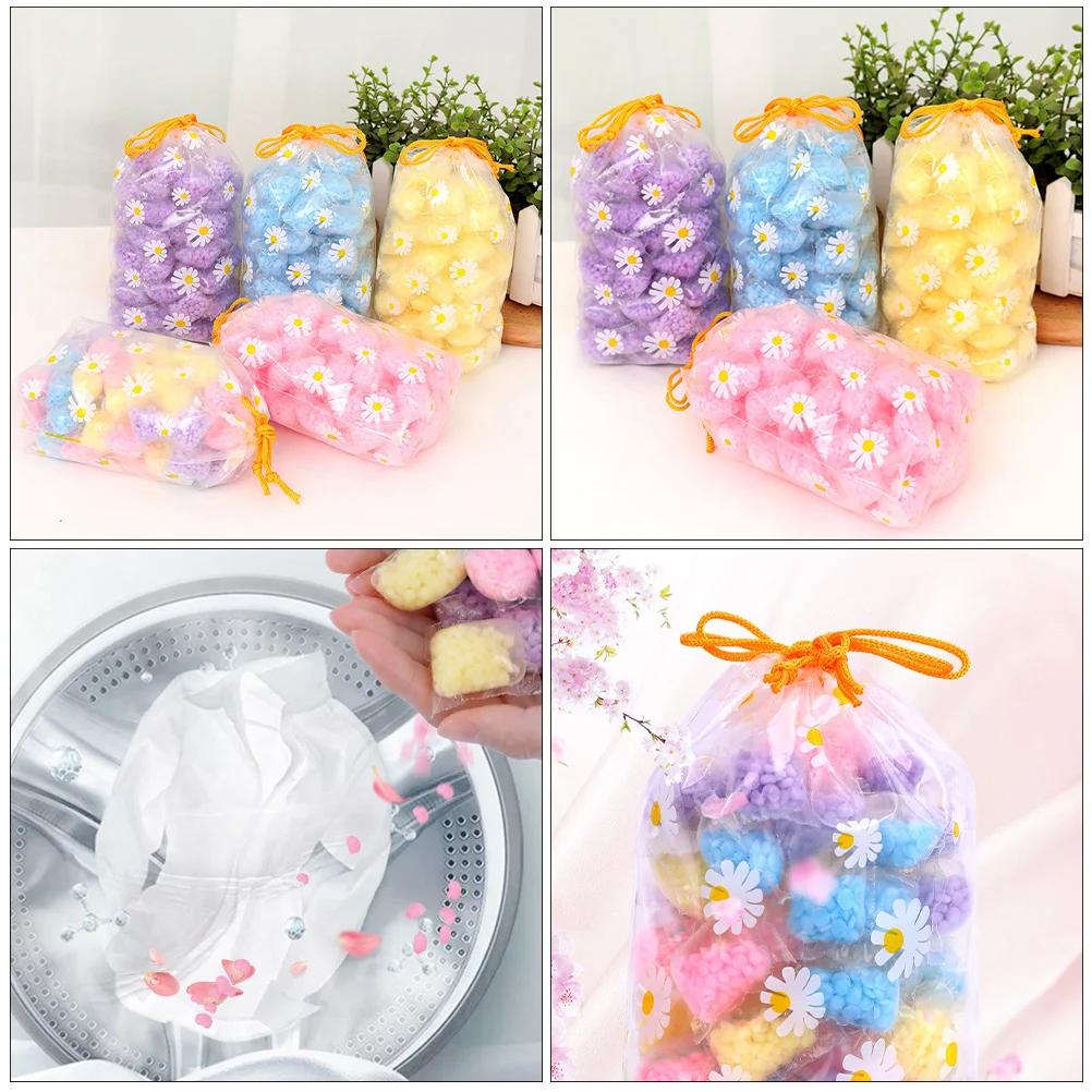 60 Pcs Fragrance Condensate Beads Laundry Concentrated Cleaning Tools Scent Clothes Softener Home