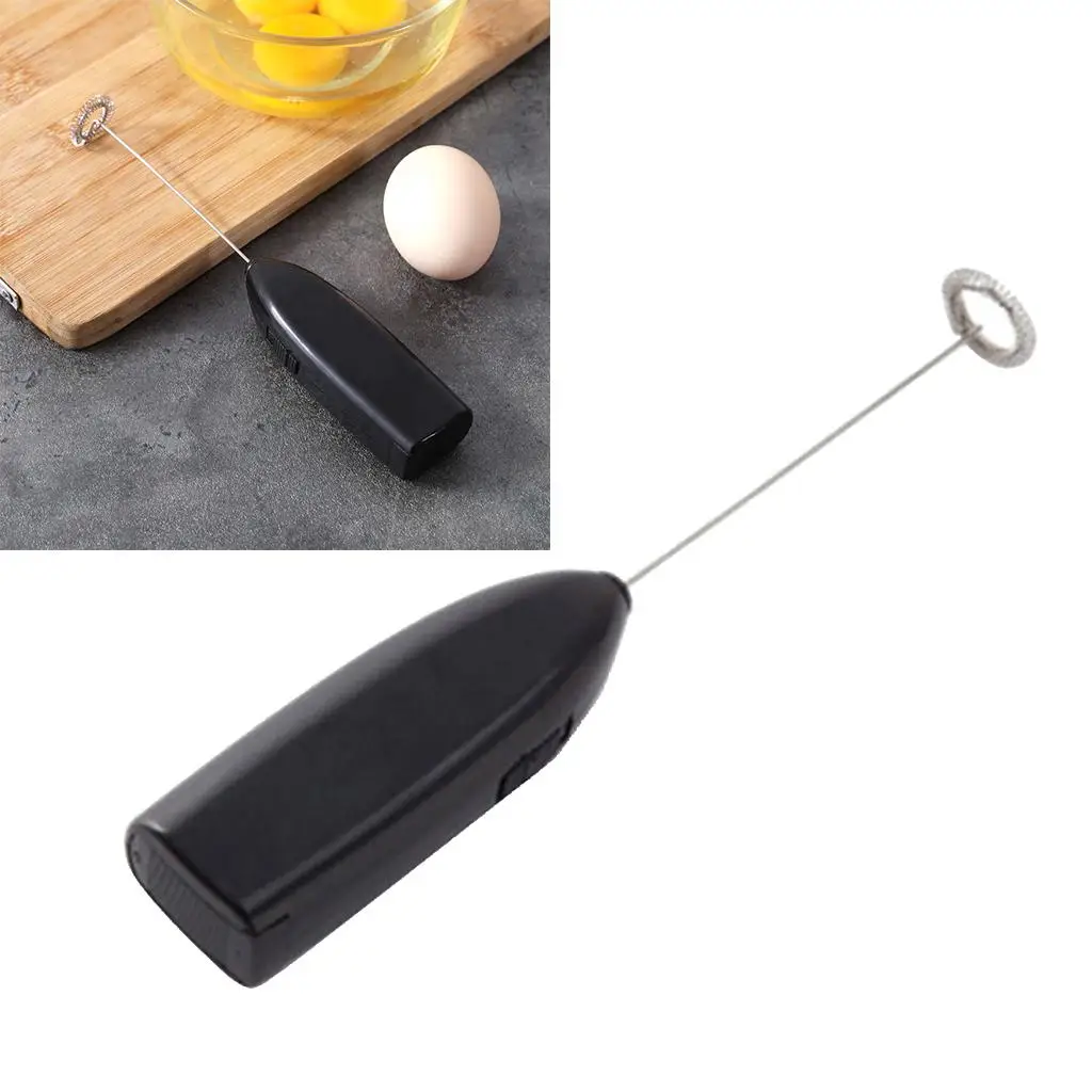 2xDeterminer-Batteur électrique à œufs en acier inoxydable, outils de cuisine pour centre commercial, noir