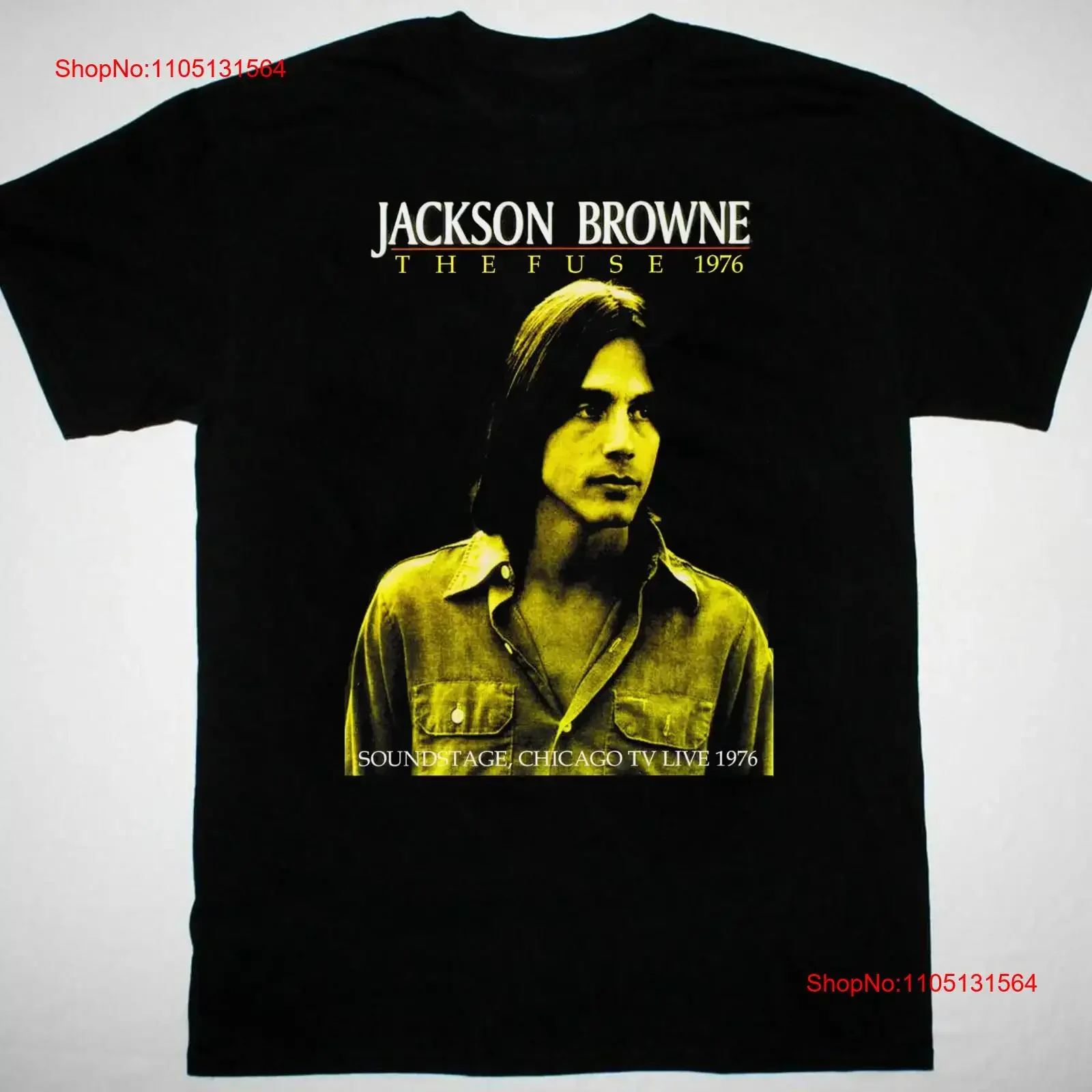 

Футболка Jackson Browne the fuse 1976, черная, с коротким рукавом, все размеры S 5XL, винтажный стираный топ для повседневной носки, графика унисекс