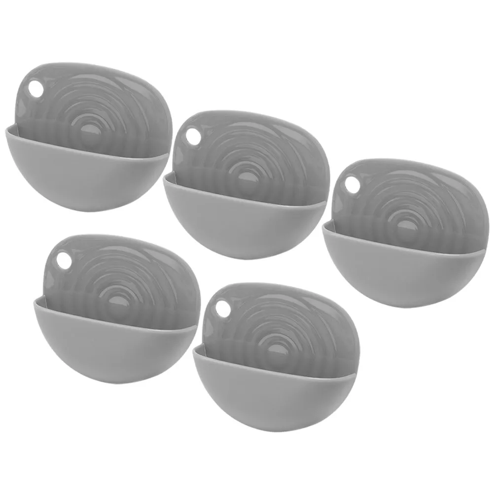 5Pcs Mini Washboard Soap Storage Box Portable Lightweight Travel Soap Holder with Thumb-Open Lid Drainage Design Bathroom